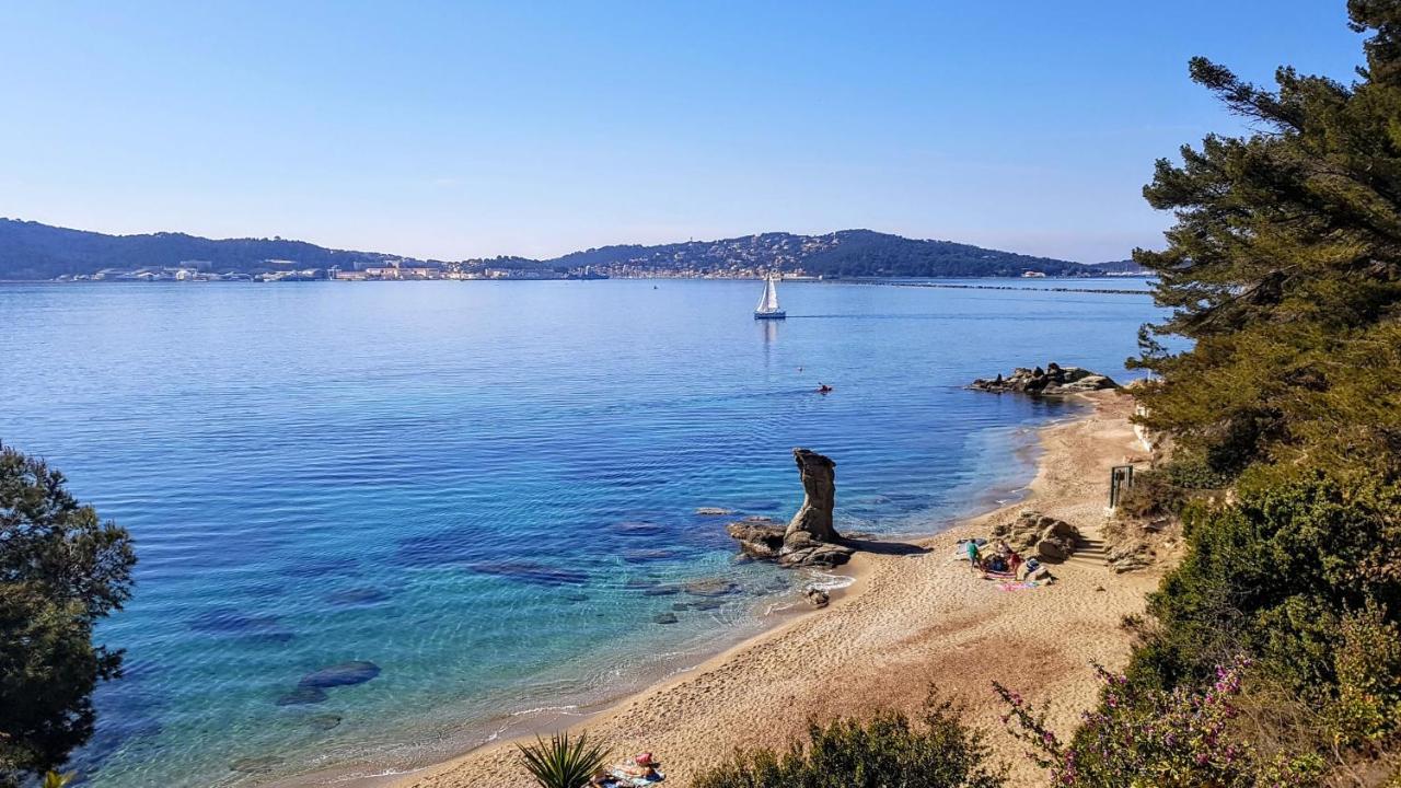 Studio 30 M2 500M Plages Mourillon 3 Personnes ตูลง ภายนอก รูปภาพ
